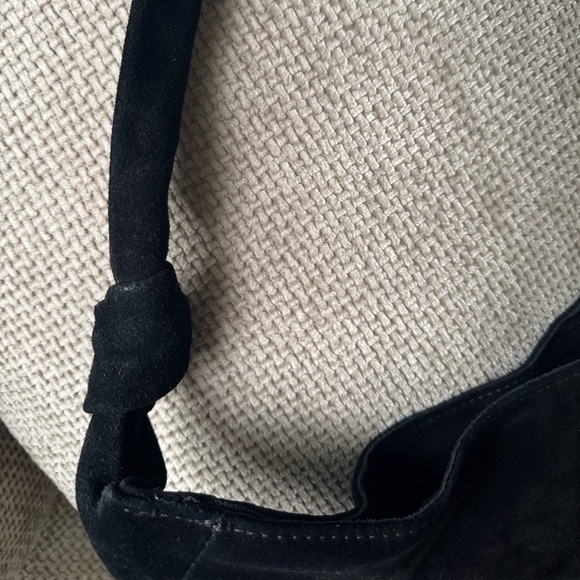 American leather Co. Marietta Knot Suede Hobo Bag - Picture 7 of 8